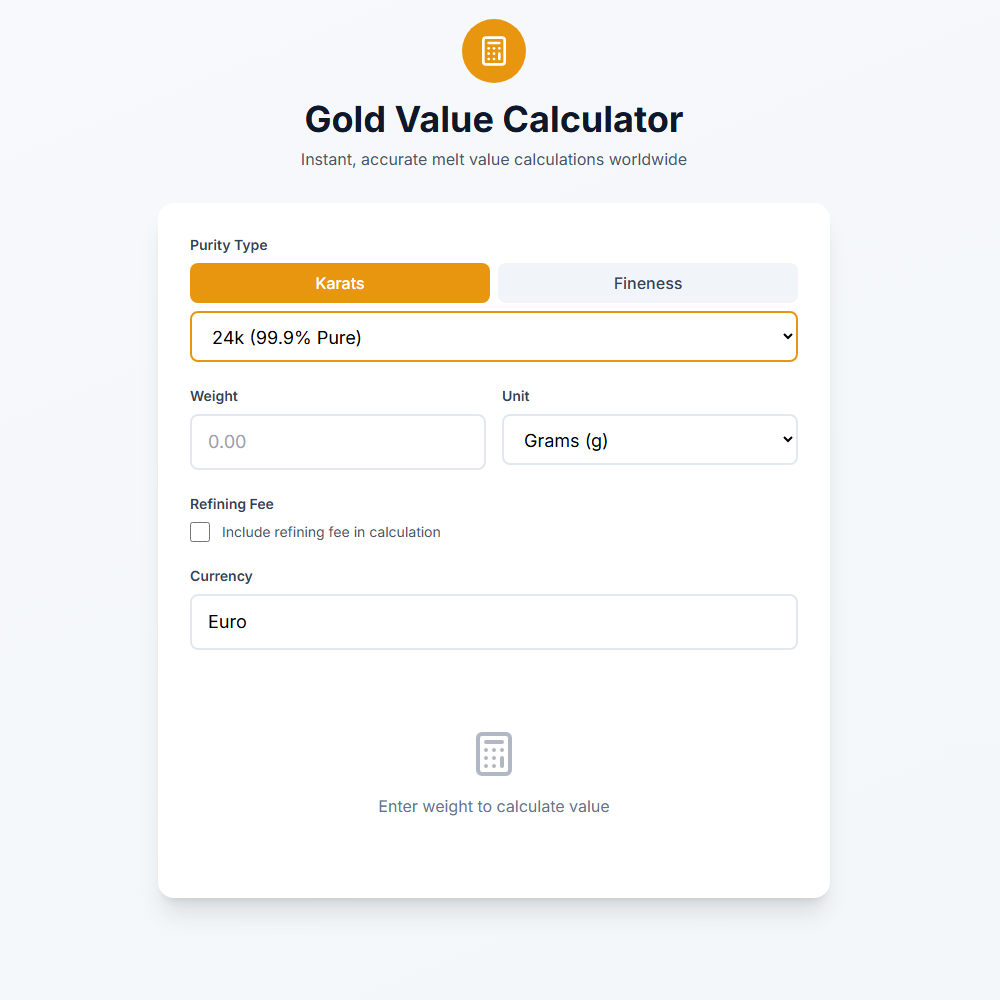 The Gold Calculator