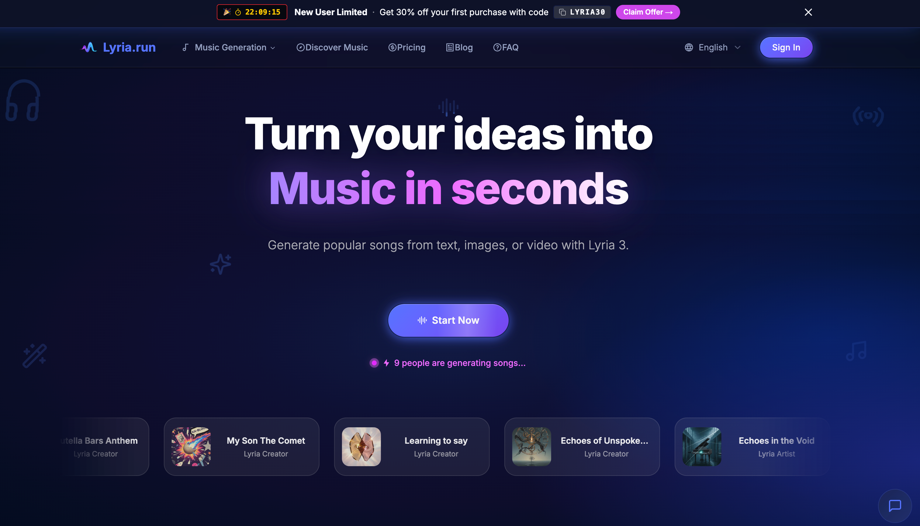 FreeSongMaker – Free AI Music Generator | Create Songs with Google Lyria 3 & Suno