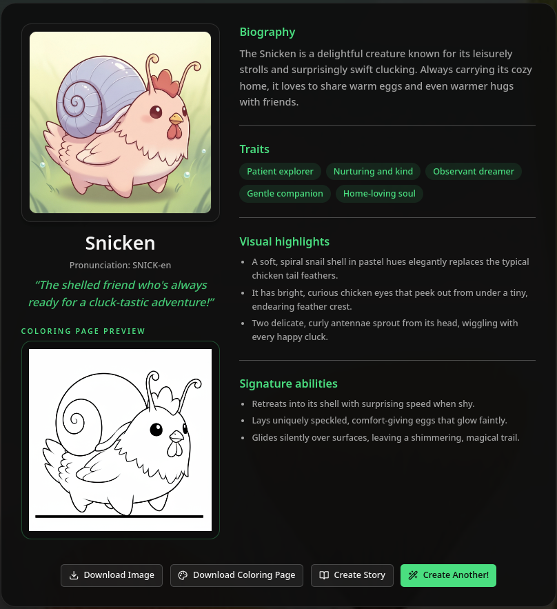 Magic Animal Generator