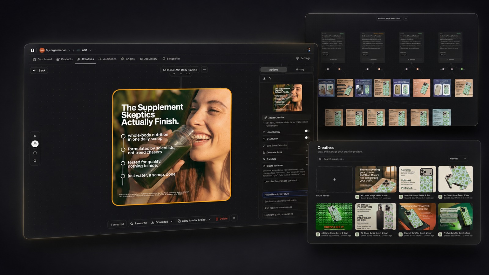 Adrio AI | Meta Ad Creative Studio – Clone, Create & Launch Ads