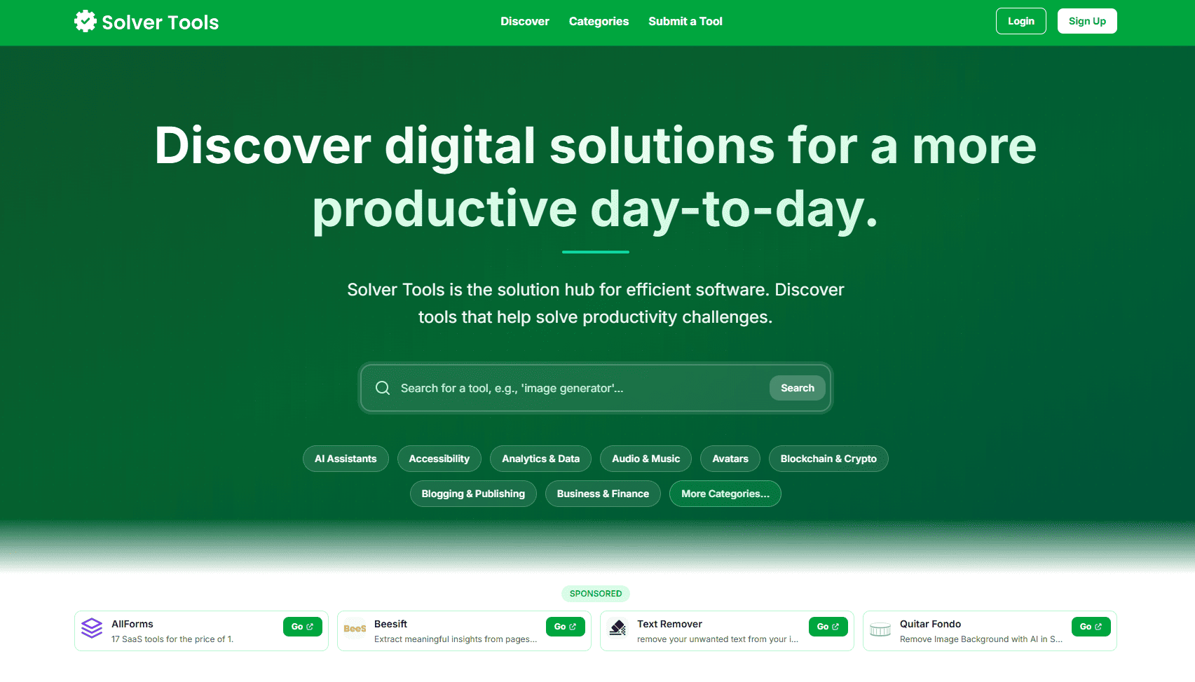 Solver Tools