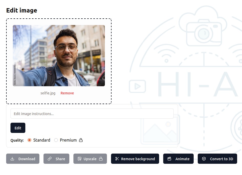 Hi-AI - AI Assistant for Video, Music, Web, Images, 3D & Voice