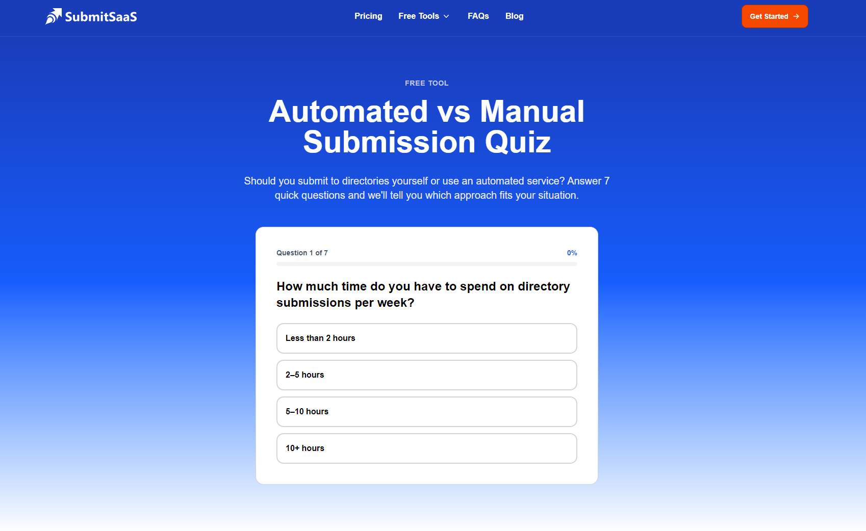 Automated vs Manual Submission Quiz