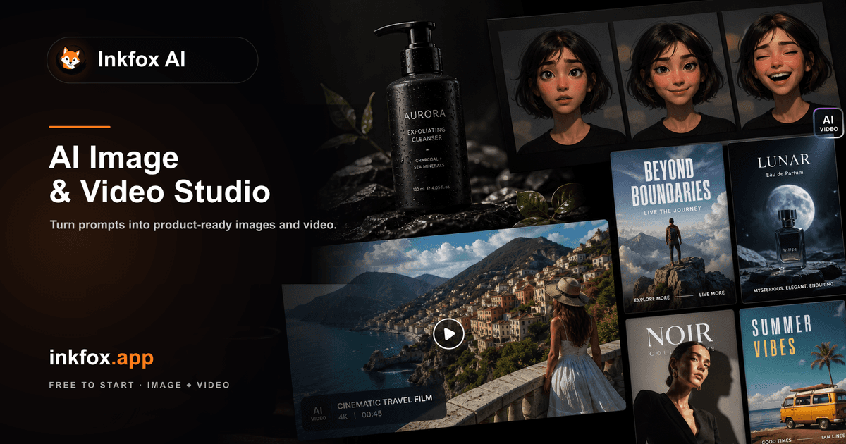 Inkfox AI — Free Unlimited AI Image Generator, no sign-up