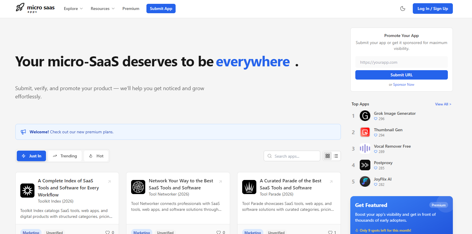 MicroSaaS Apps