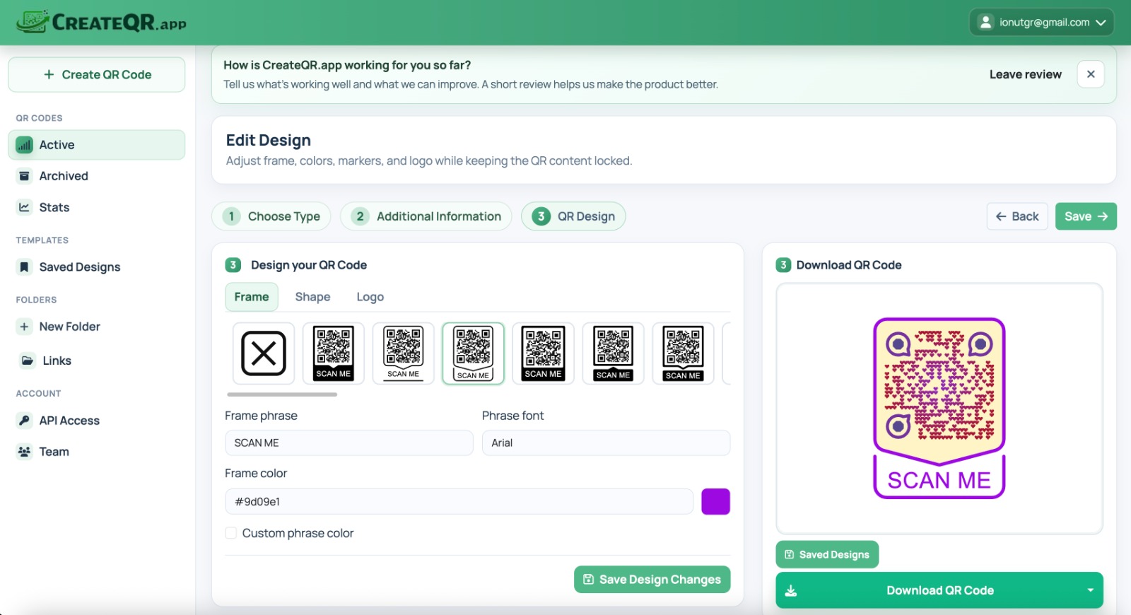 QR Code Generator for Dynamic and Static QR Codes | CreateQR