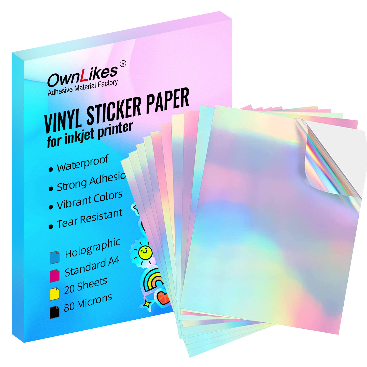 Ownlikes Label Stickers Material Factory