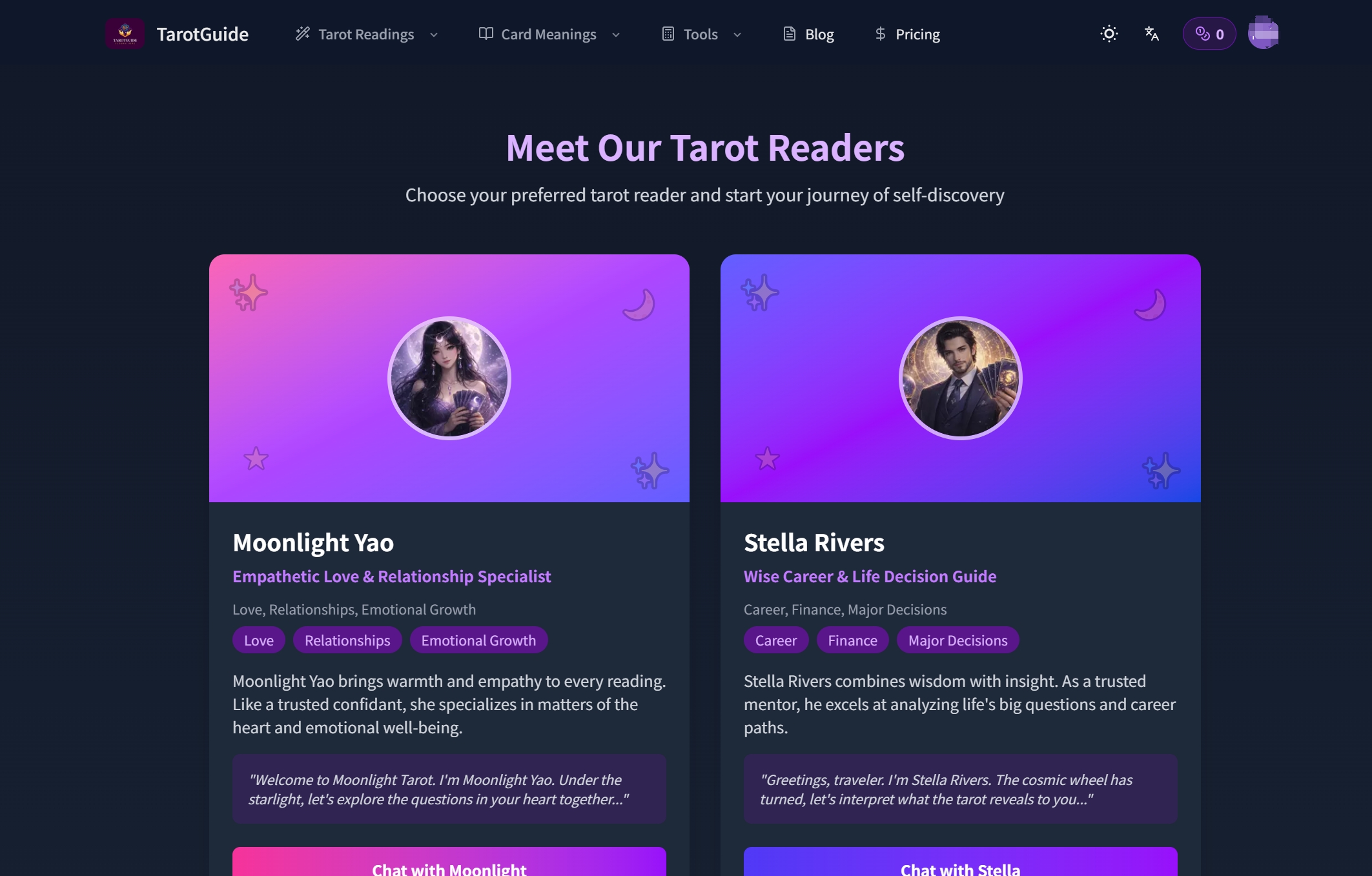 Free Tarot Reading Online - Instant Guidance | TarotGuide