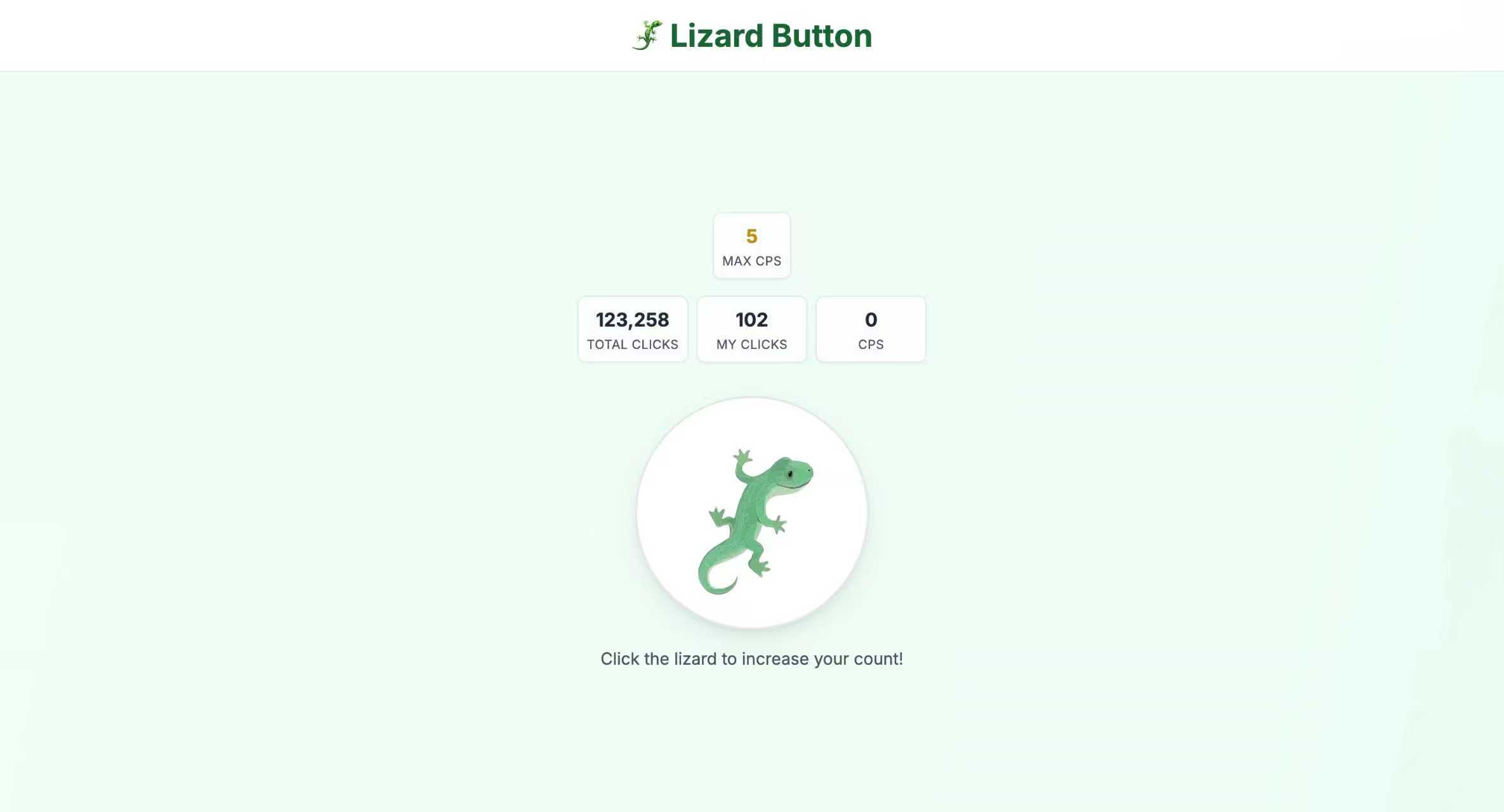 🦎 Lizard Button