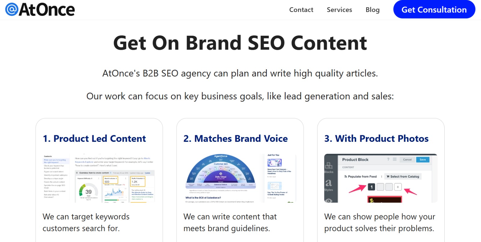 AtOnce - B2B SEO Agency & Search Engine Optimization Company
