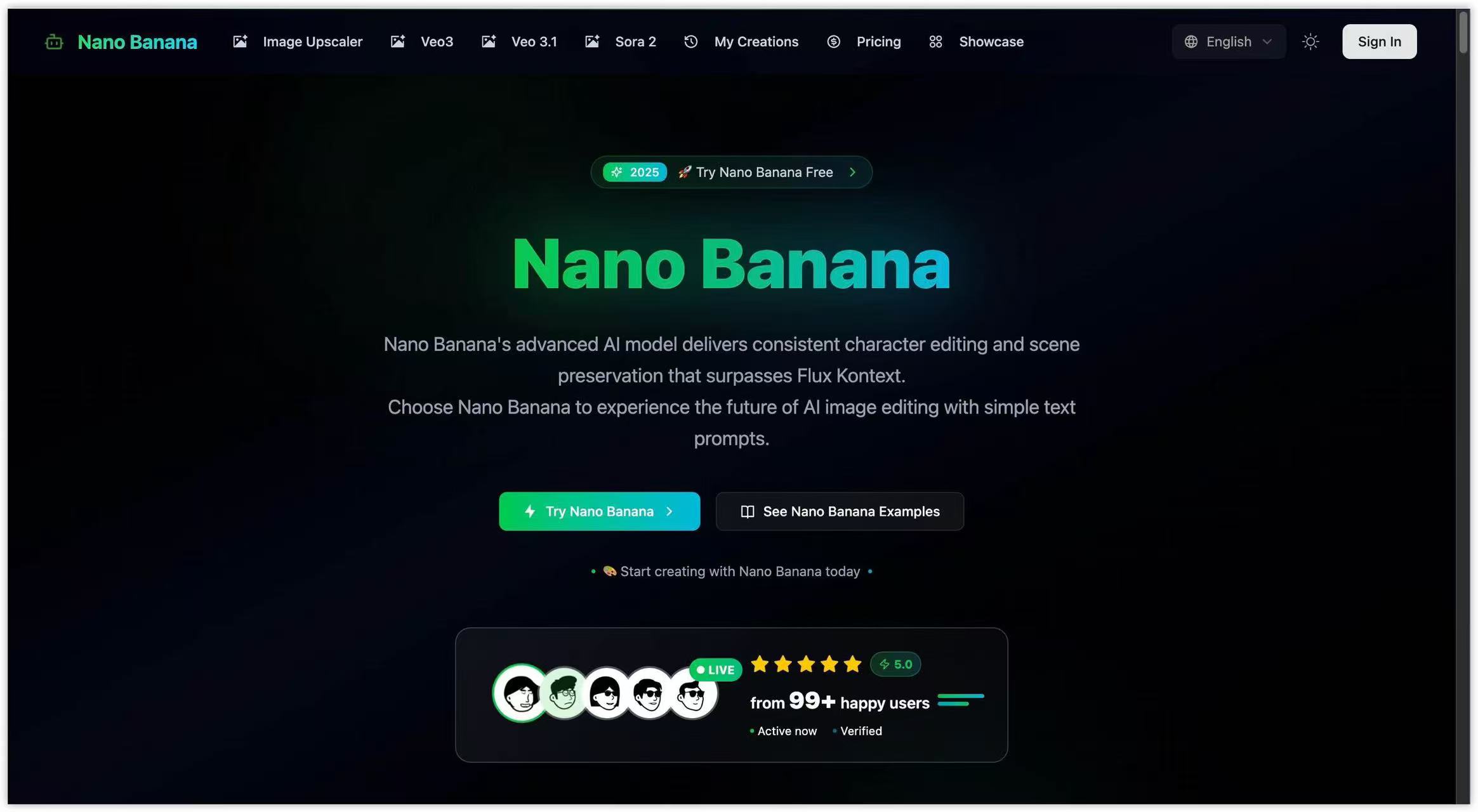 Nano Banana Pro - AI Image Editor with Perfect Text Rendering & 4K