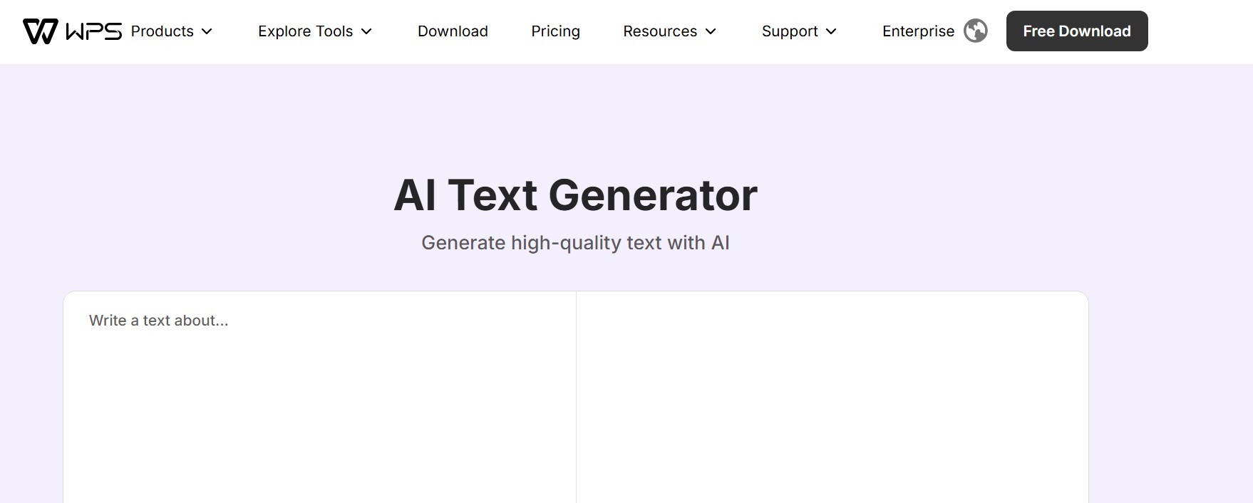 AI Text Generator