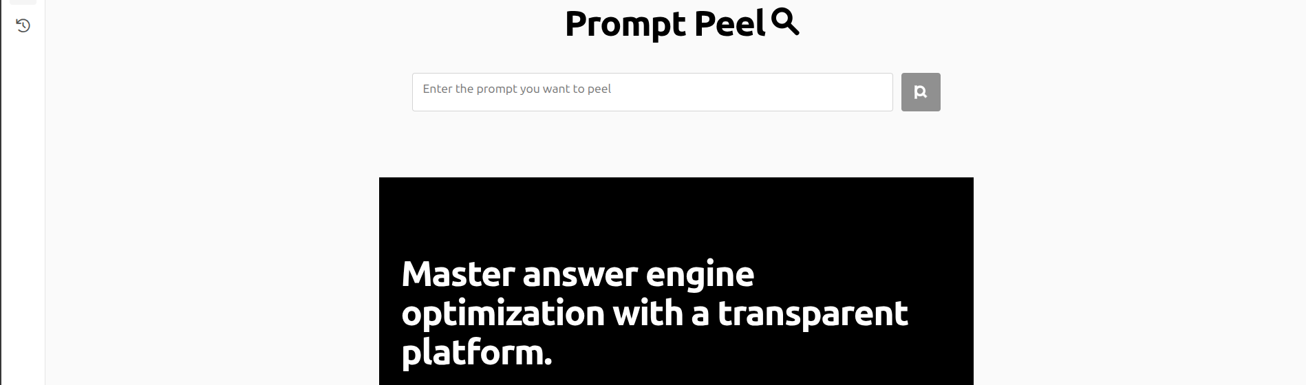 Prompt Peel