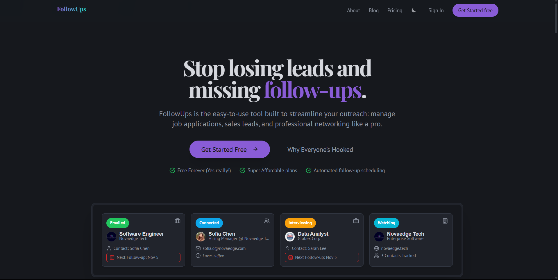 FollowUps