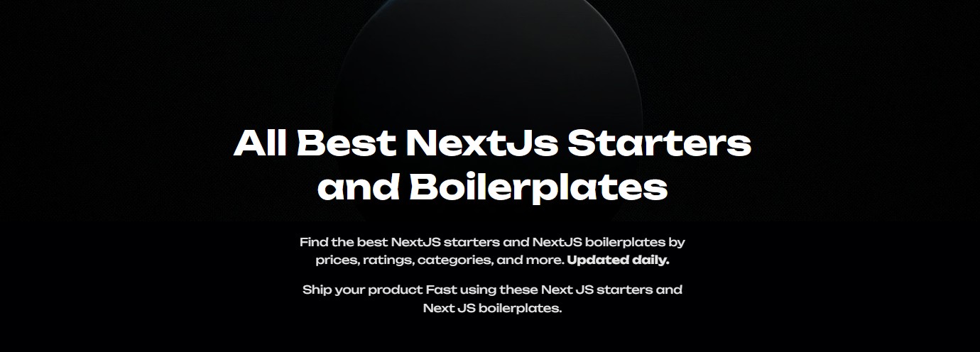 NextJs Starters