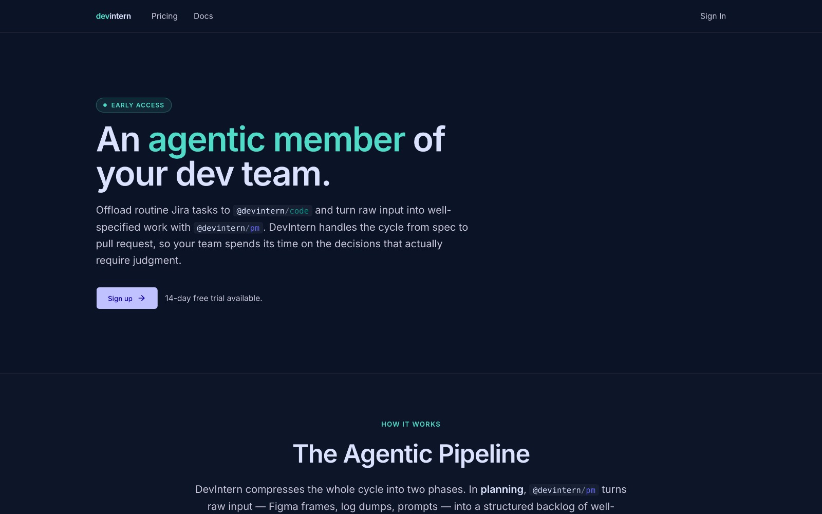 DevIntern - Agentic Development Suite