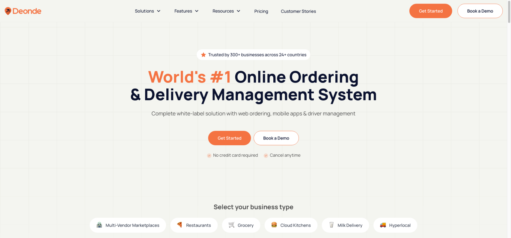 Deonde - Online Ordering and Delivery System