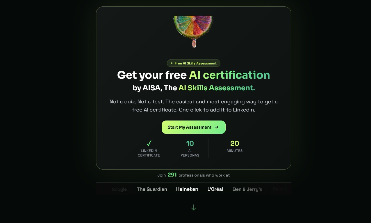 Free AI Certification | AISA — The AI Skills Assessment