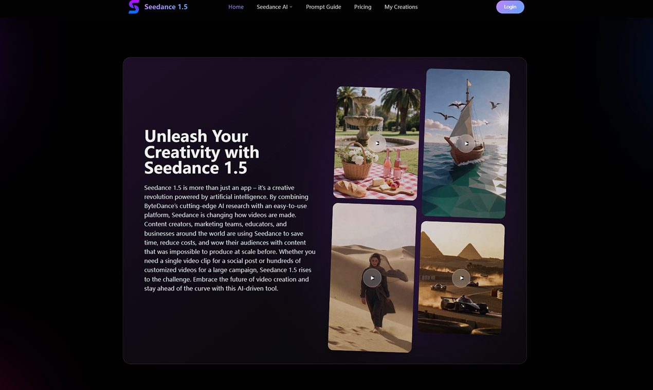 Seedance 1.5 Pro Ai Video Generator