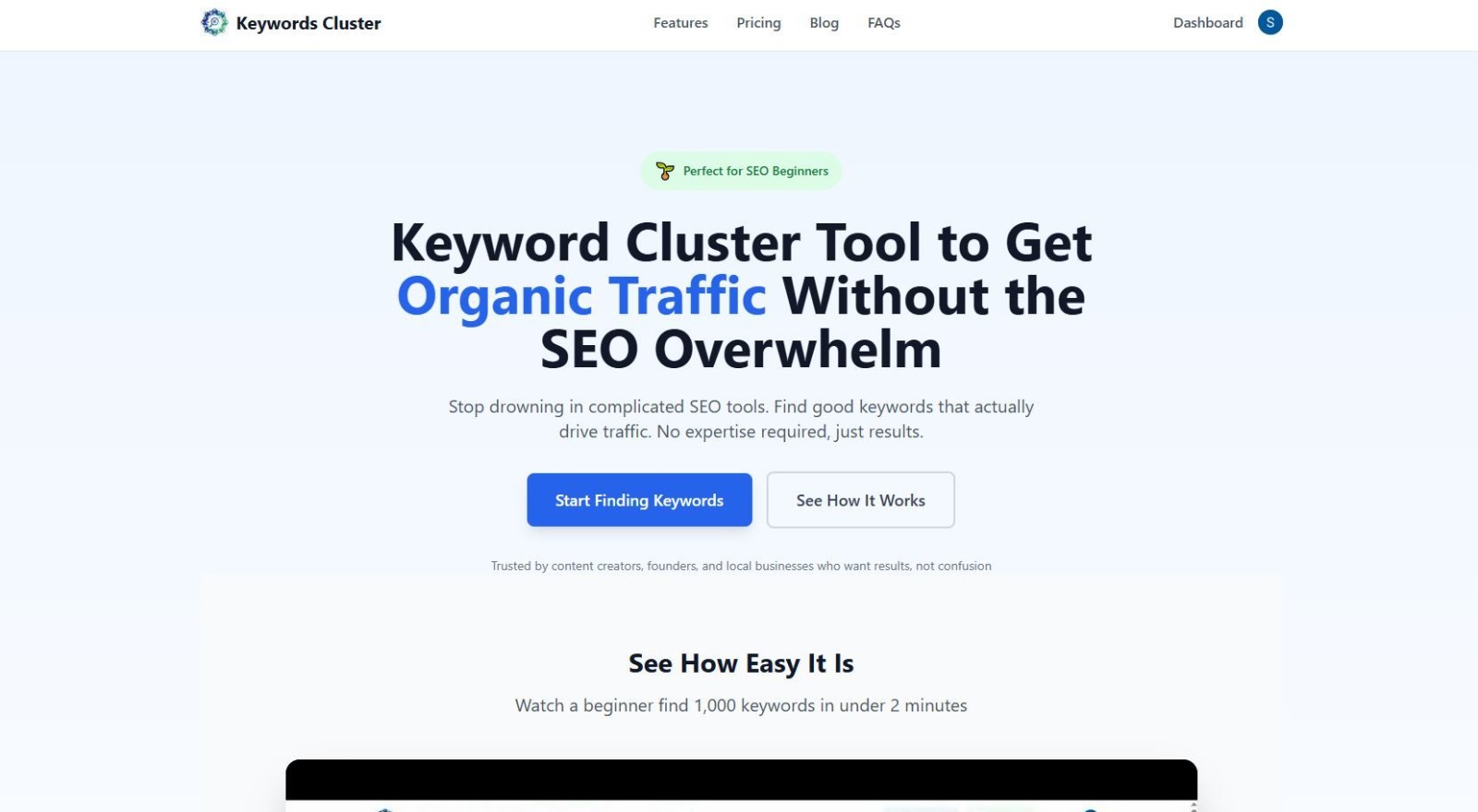 Keywords Cluster