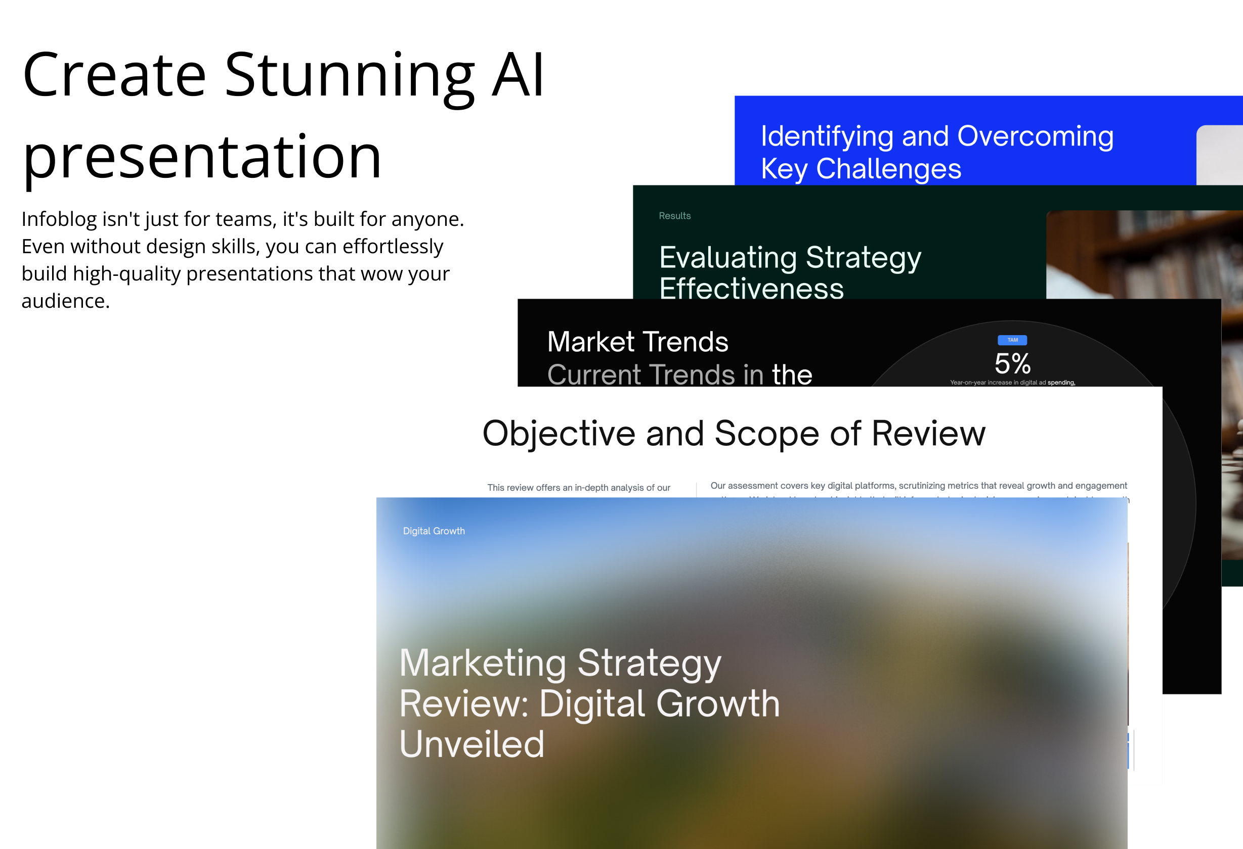 Infoblog - Ai presentation maker