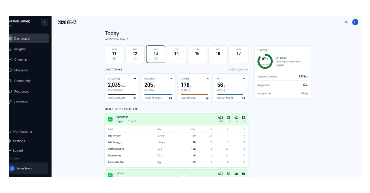 CoachingPortal | Free Coaching Software for Fitness Coaches
