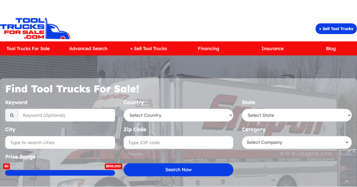 Tool Trucks For Sale