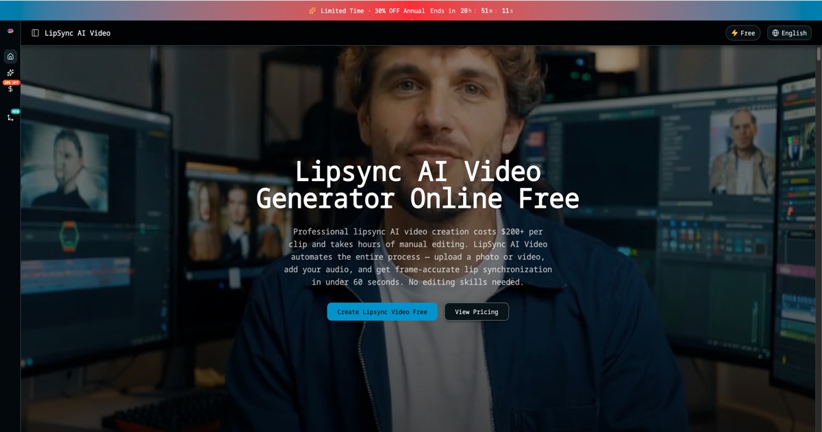 LipSync AI Video — Free AI Lip Sync Video Generator