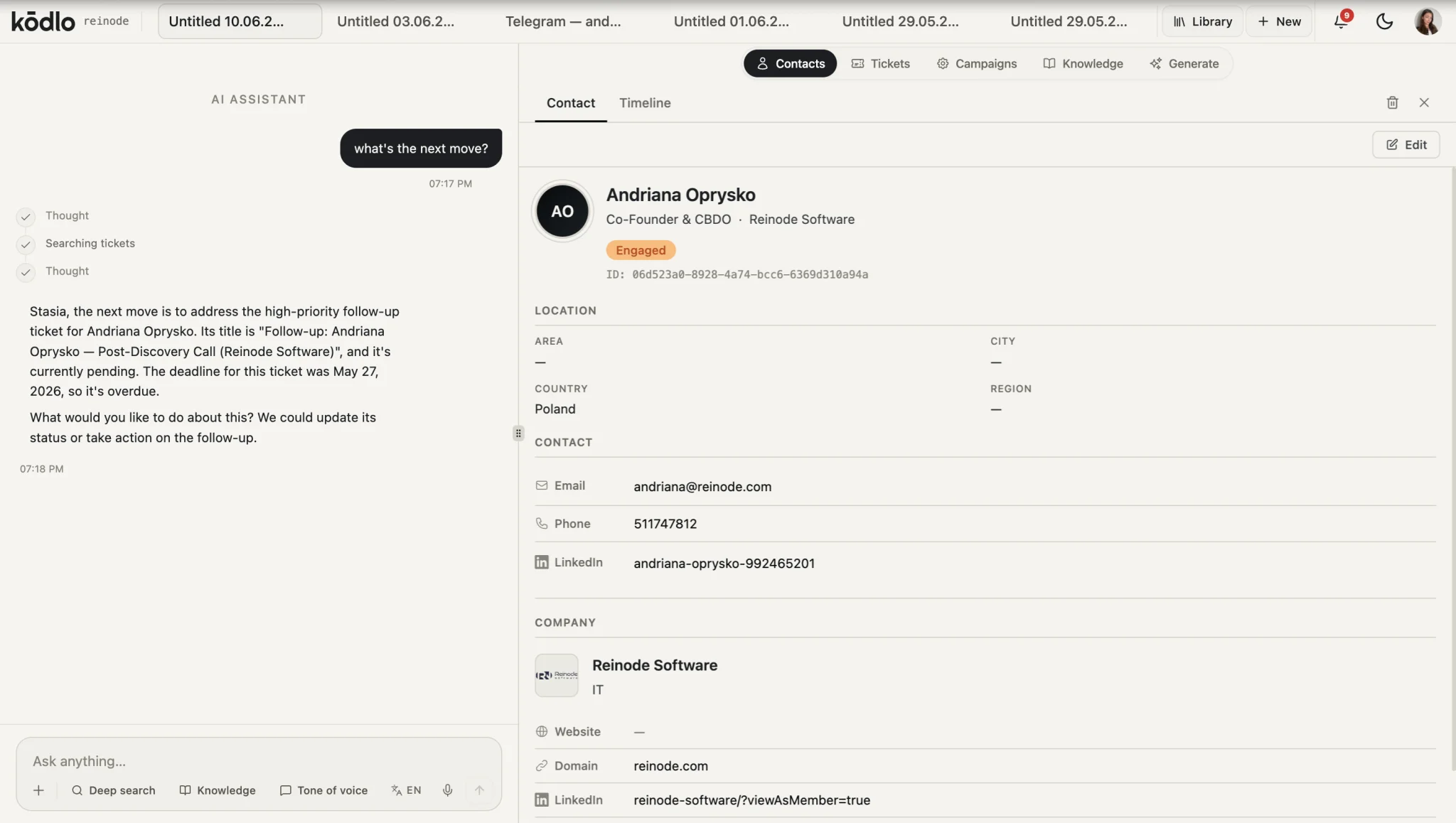 AI Sales Workspace for High-Ticket B2B deals | kōdlo