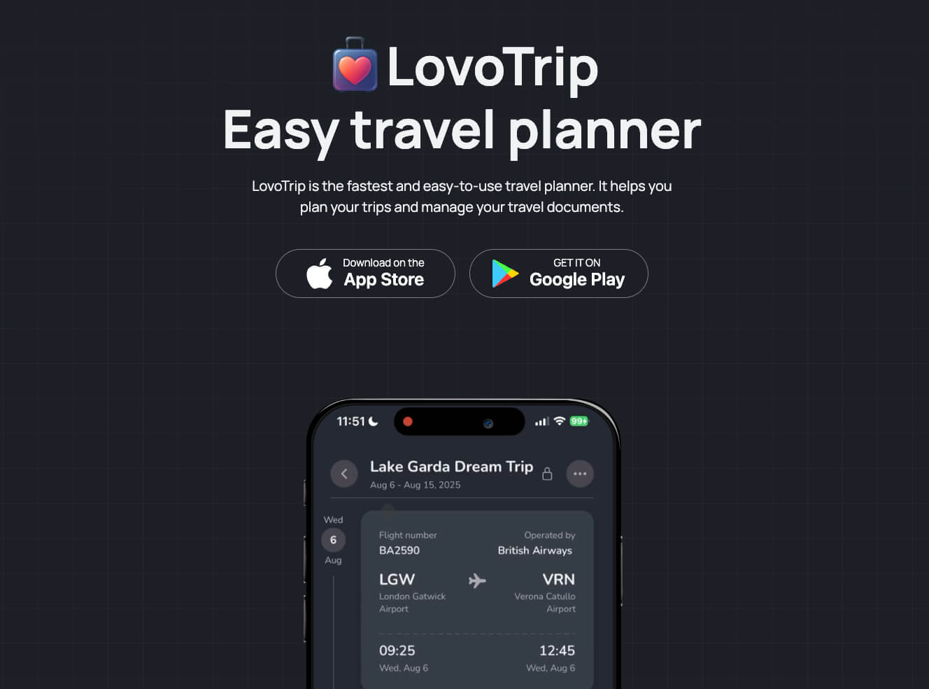 Fast Trip Planner - Lovotrip