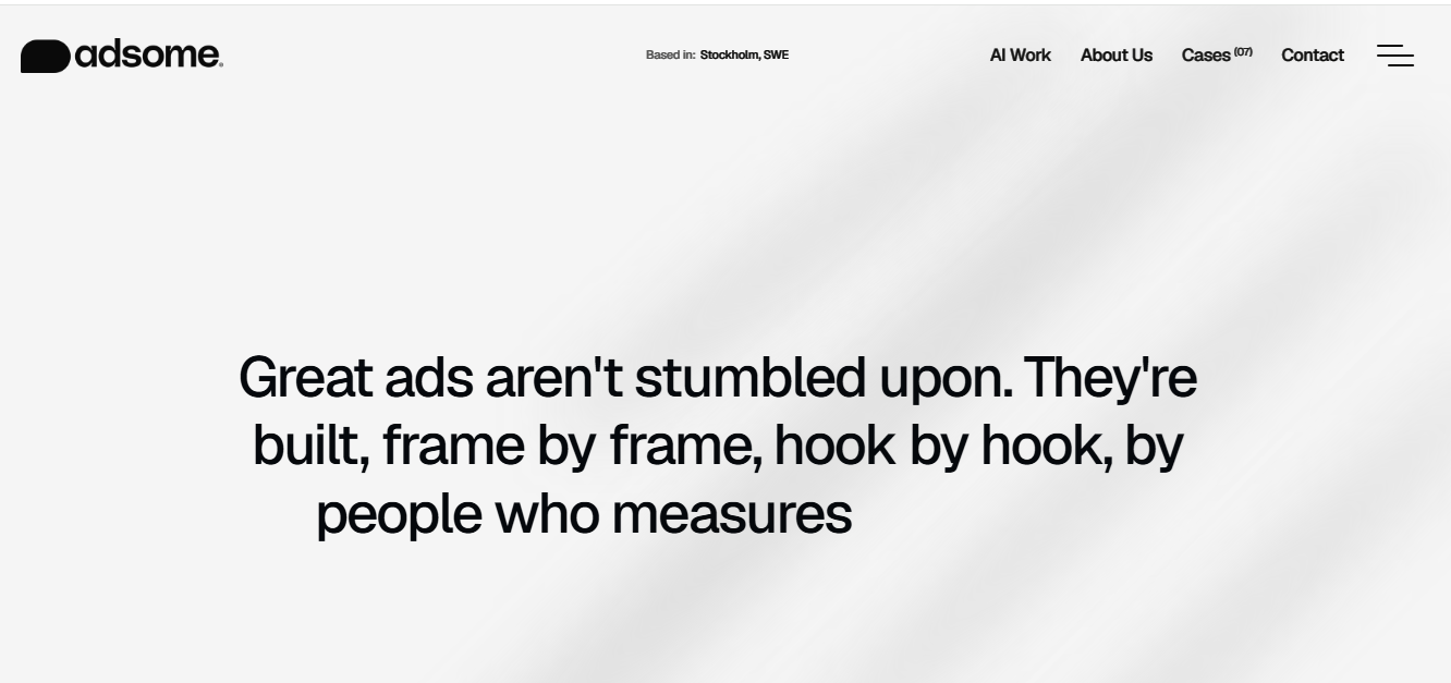 Adsome - Performance Ads & Video - Creative Studio